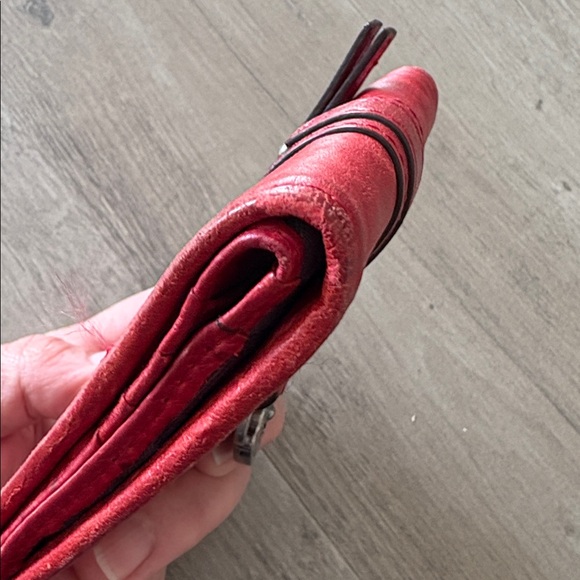 Juicy Couture Red Leather Clasp Wallet - Picture 6 of 7